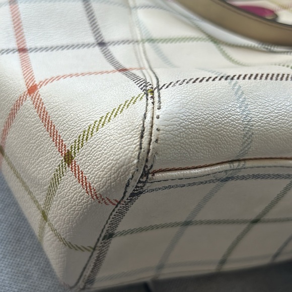 Coach - Peyton Tattersall Zip-Top Tote - Picture 7 of 8